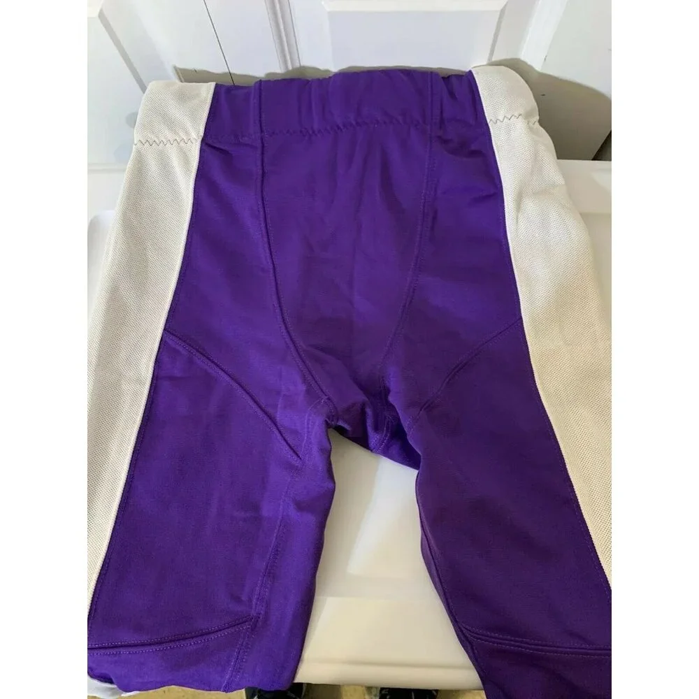 New Nike Men's Medium Football Pants Purple W/ Knee‎ Pads 789925-546 $85 NWT